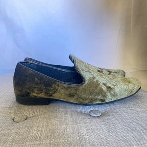 Giorgio Brutini Cress Loafer in Green Velvet